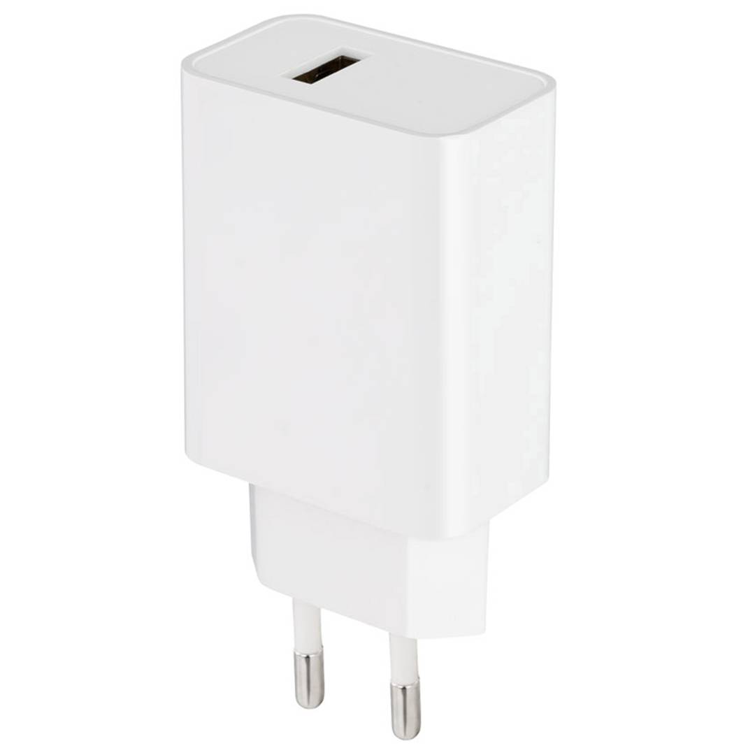 Zasilanie 220VAC na USB typu A żeńskie 5VDC 2.1A 10W białe