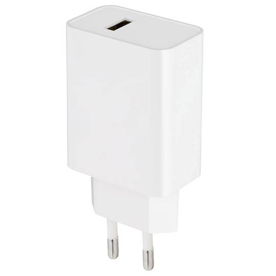 Zasilanie 220VAC na USB typu A żeńskie 5VDC 2.1A 10W białe