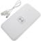 1000mA rectangular Qi white USB induction wireless charger