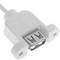 Conversor DC-DC de 15W de 12V a 5V 3A com conector USB A-fêmea para painel
