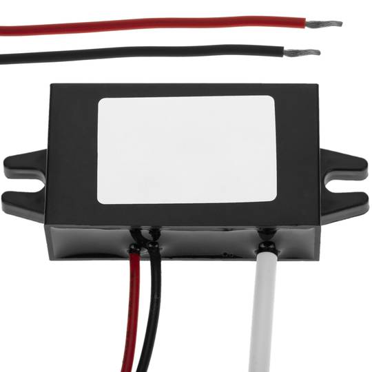 Conversor DC-DC de 15W de 12V a 5V 3A com conector USB A-fêmea para painel