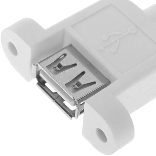 Conversor DC-DC de 15W de 12V a 5V 3A com conector USB A-fêmea para painel