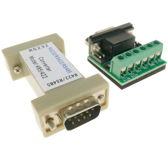 Serial Adapter RS232 DB9 To RS422 RS485 5 Pin And DB9 - Cablematic