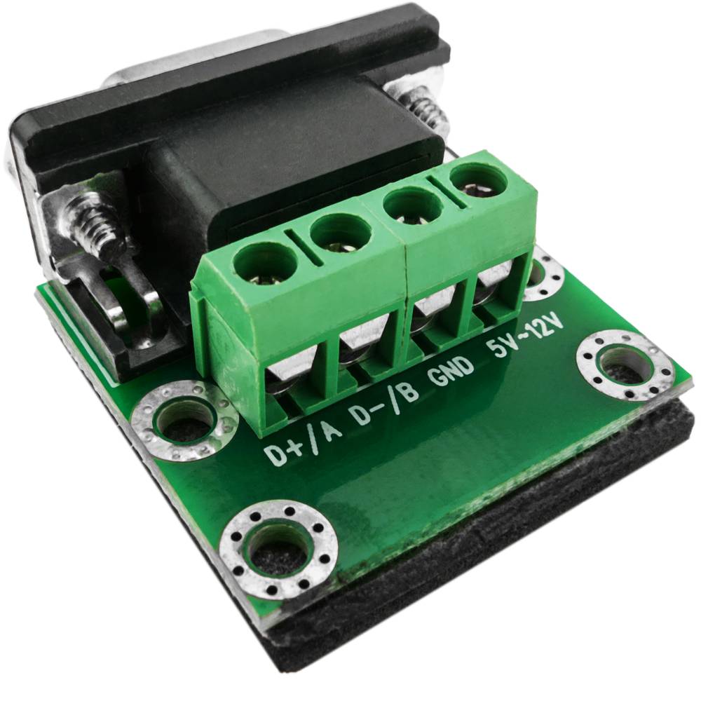 Adaptateur série RS232 DB9 à RS485 4 broches et DB9 93x32x18mm