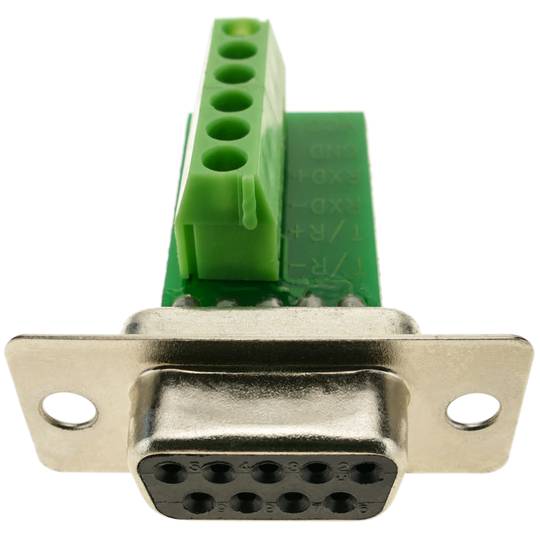Adaptador sèrie de RS232 DB9 a RS422 RS485 6 pin i DB9