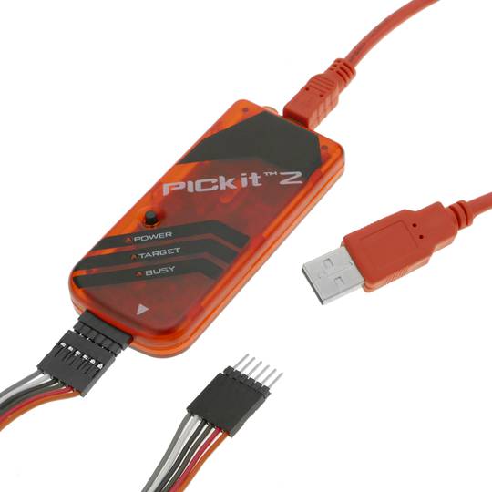 PICKit 2 simulador programador emulador desarrolador depurador con cables USB y Dupond