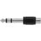 Áudio Stereo Adapter 6,3 milímetros jack TRS-macho-fêmea 1XRCA