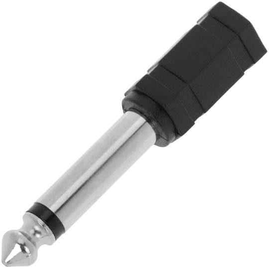 Adapter 6.3mm mono audio jack-to-male minijack-3.5mm- Female - Cablematic