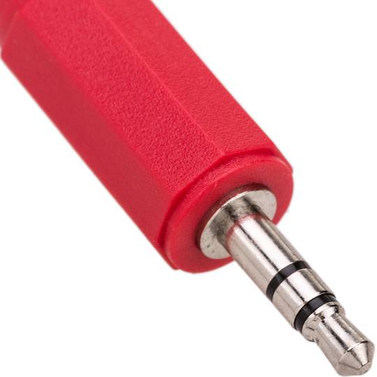 Adaptador de áudio CTIA para fone de ouvido e microfone Minijack 3,5 mm fêmea para 2x Minijack 3,5 mm macho