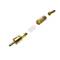 RCA male connector high quality gold with red markings