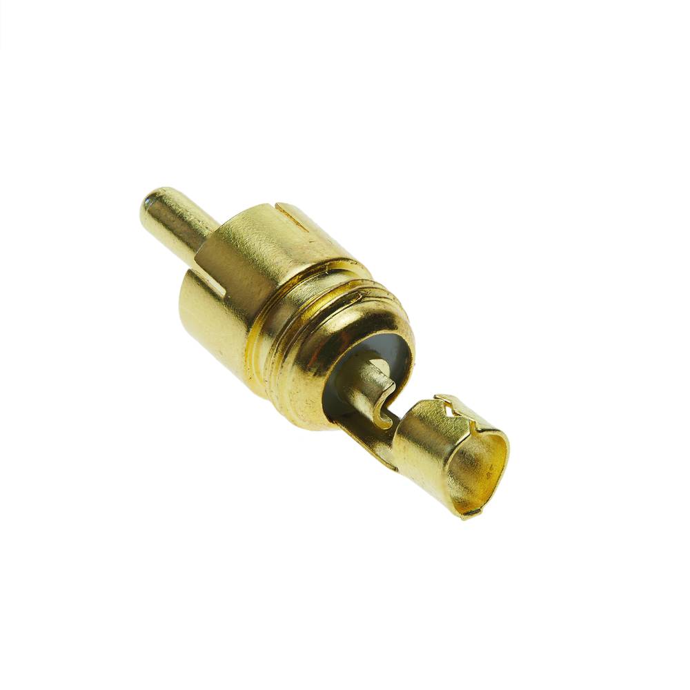 RCA male connector high quality gold with red markings