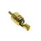 RCA male connector high quality gold with red markings
