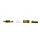 RCA male connector high quality gold with red markings
