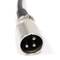 Cavo audio XLR del microfono a 3 pin maschio a femmina 2 m