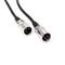 Cable de audio micrófono XLR 3pin macho a macho de 1m