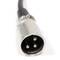 Cable d'àudio micròfon XLR 3pin mascle a mascle de 2m