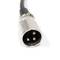 Cable de audio micrófono XLR 3pin macho a macho de 15m