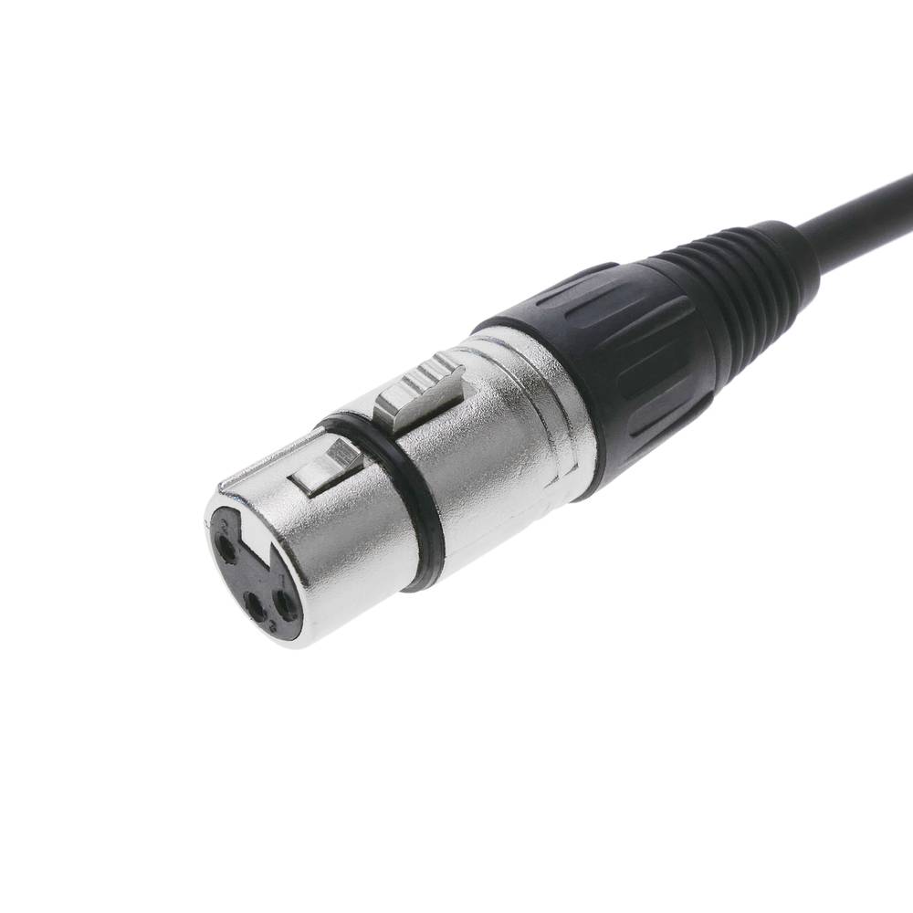 Câble audio XLR 3 broches femelle pour microphone RCA mâle 1m