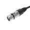 Câble audio XLR 3 broches femelle pour microphone RCA mâle 1m