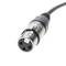 Câble audio XLR 3 broches femelle pour microphone RCA mâle 1m