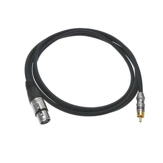 Câble audio XLR 3 broches femelle pour microphone RCA mâle 1m