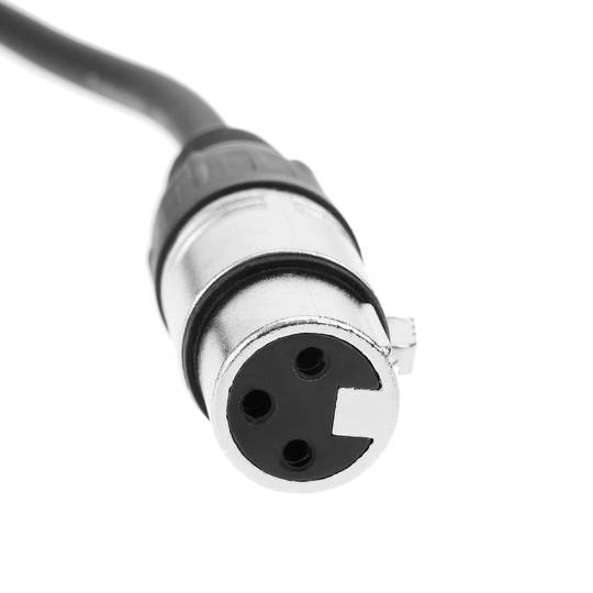 Cable de audio micrófono XLR 3pin hembra a RCA macho de 3m