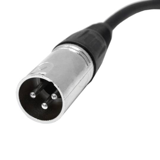 Cable de audio micrófono XLR 3pin macho a RCA macho de 2m