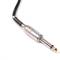 Cable d'àudio micròfon instrument XLR 3pin mascle a jack 6.3mm mascle de 1 m
