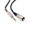 Audio-Kabel XLR 3pin Instrument Mikrofon-Buchse 6,3 mm Stecker auf Stecker 2m