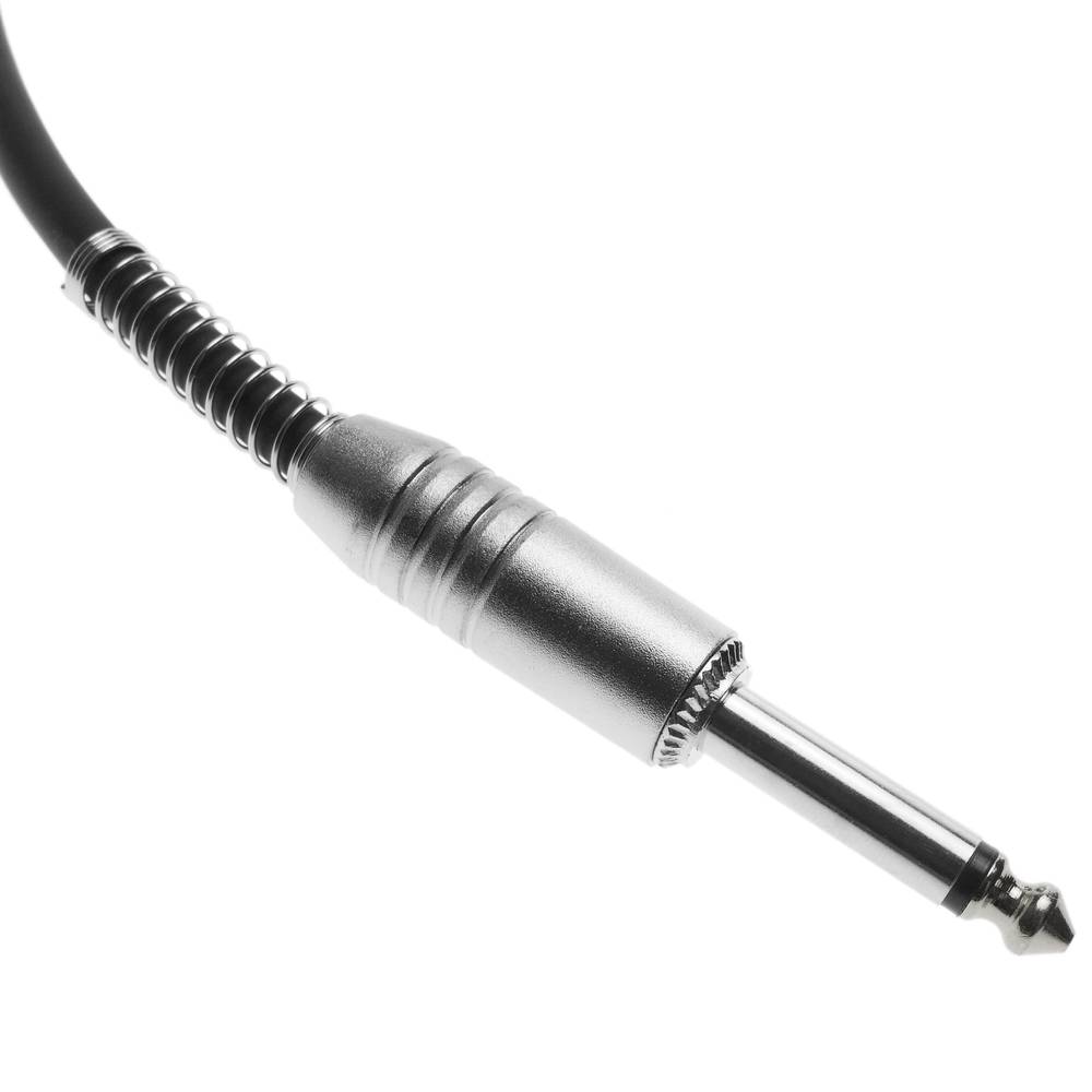 Audio Cable 6.3mm microphone jack mono instrument Male to Male 5m Cablematic
