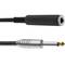 Cable àudio micròfon instrument mono jack 6.3mm mascle a femella de 2m