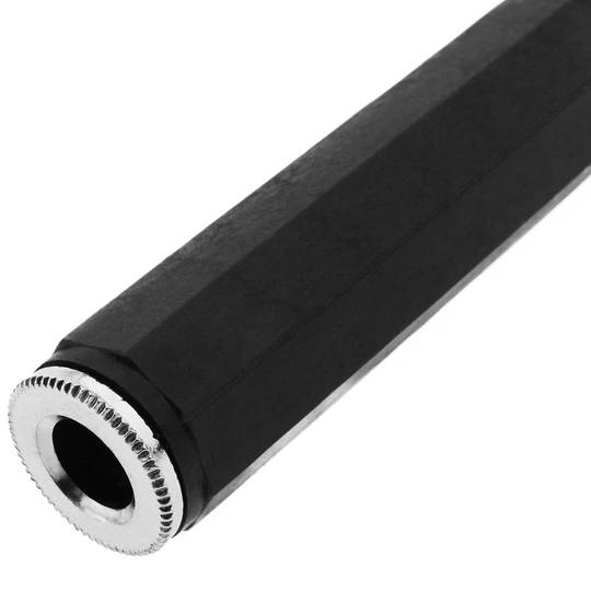 Cable àudio micròfon instrument mono jack 6.3mm mascle a femella de 2m