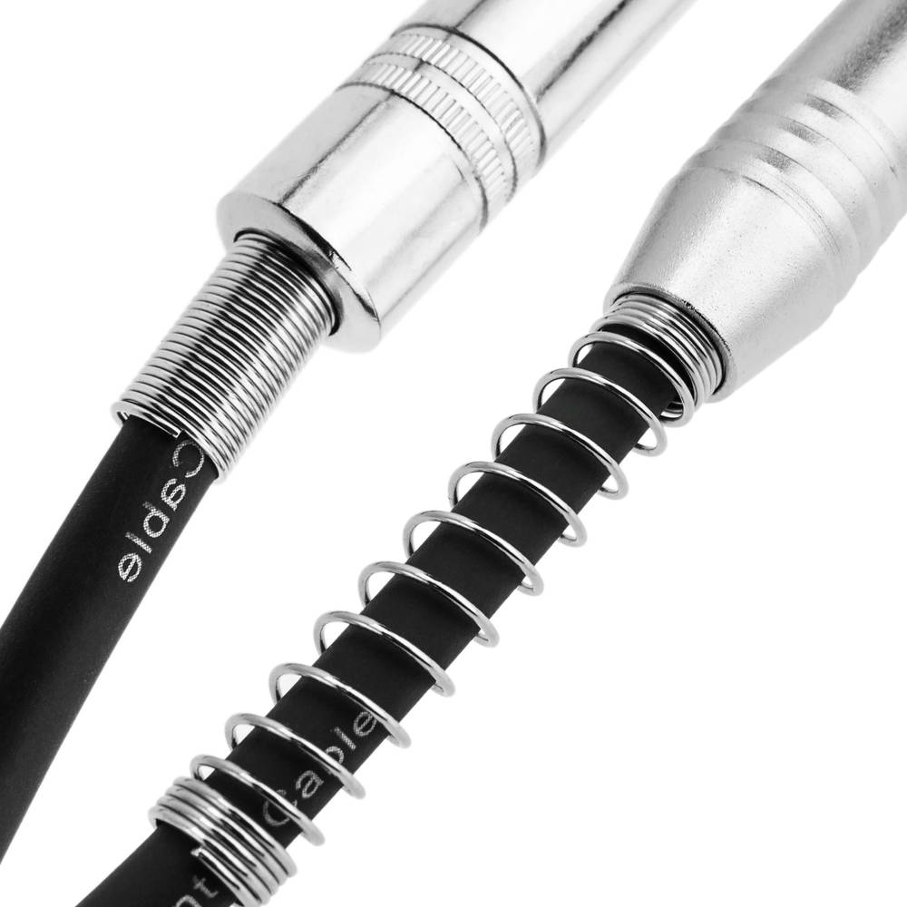 Cabo de áudio 6,3 milímetros microfone mono instrumento Male to Female 5m