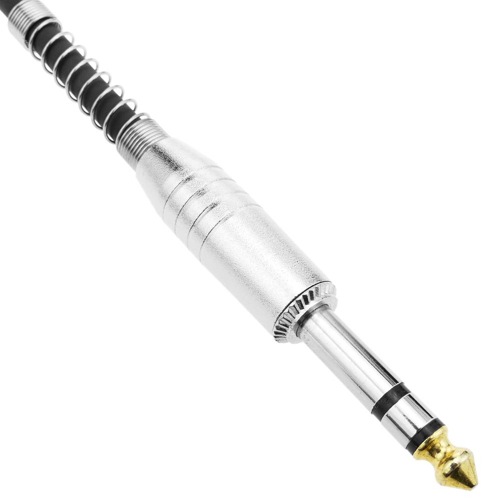Kabel audio mikrofon stereo instrument Gniazdo TRS męski 6,3 mm męski na 1 m męski
