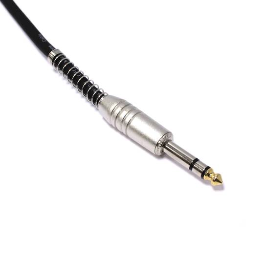 Instrument microphone stéréo Câble audio jack 6,3 mm TRS mâle à 2m Femme