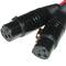 XLR 5-pins mannelijk naar 2 XLR 3-pins vrouwelijk adapter
