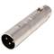 XLR5 XLR3 adaptador macho para fêmea