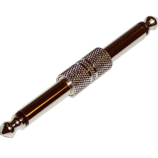 Adaptateur jack 6,3 mm mono mâle/mâle