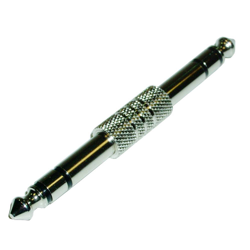 Adaptateur audio 6.3mm stéréo jack TRS mâle/mâle