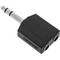 Powielacz stereo audio TRS 1xjack 6.3mm męski na 2xjack 6.3mm żeński