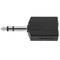 Duplicador àudio estèreo TRS 1xjack 6.3mm mascle a 2xjack 6.3mm femella