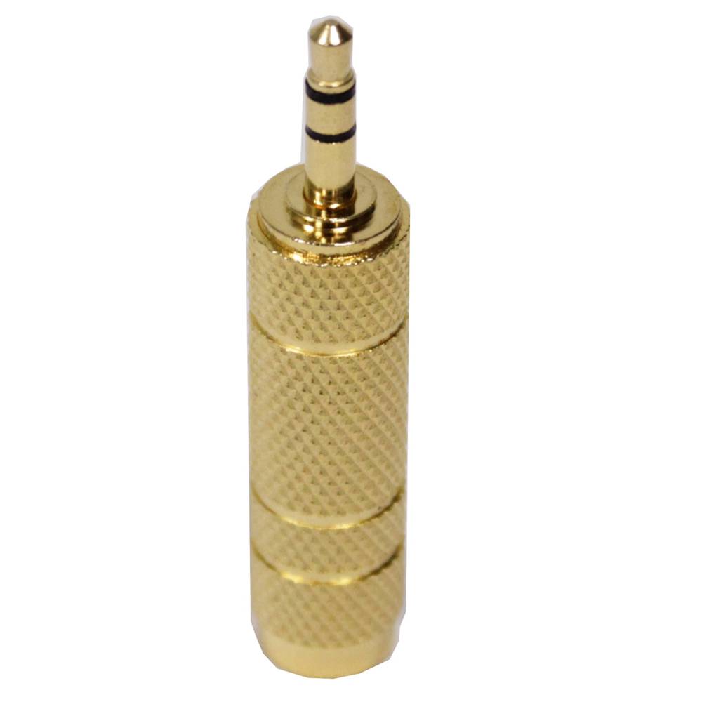 Audio-Adapter 6,3-mm-Stereo-Klinkenbuchse-weiblich-zu-Mann-Miniklinke 3,5 mm-