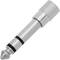 Adattatore audio stereo da jack maschio da 6,3 mm a minijack femmina da 3,5 mm