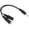 Audio Adapter 3.5mm Stereo Jack M a 2 jack mono 3,5 millimetri 15 cen