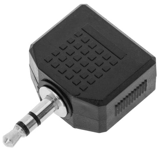 Adaptador Audio Estéreo (Jack-3.5mm-H / 2 x RCA-M) - Cablematic