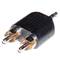 Adaptateur stéréo audio (Jack 3,5 mm-M-/ 2 x RCA-M)