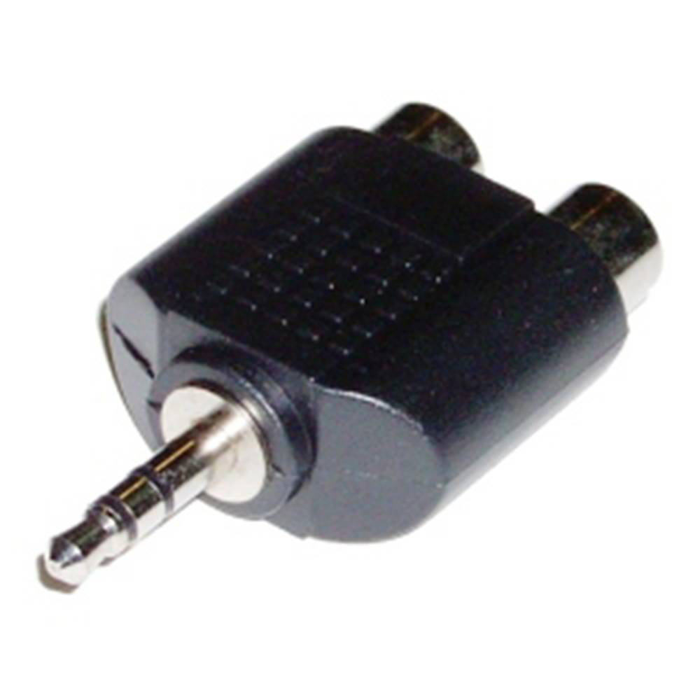 Adaptador Audio Estàreo (Jack 3.5mm-M/2 x RCA-H)