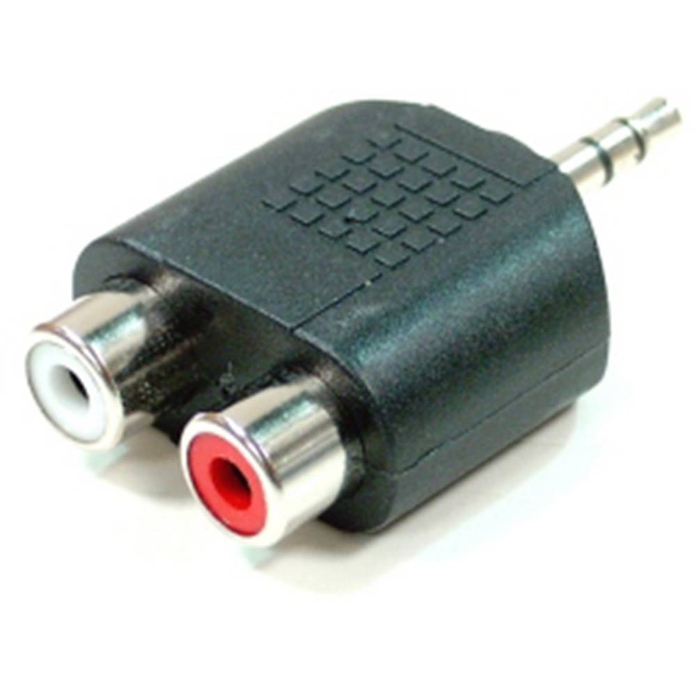 Adaptador Audio Estàreo (Jack 3.5mm-M/2 x RCA-H)