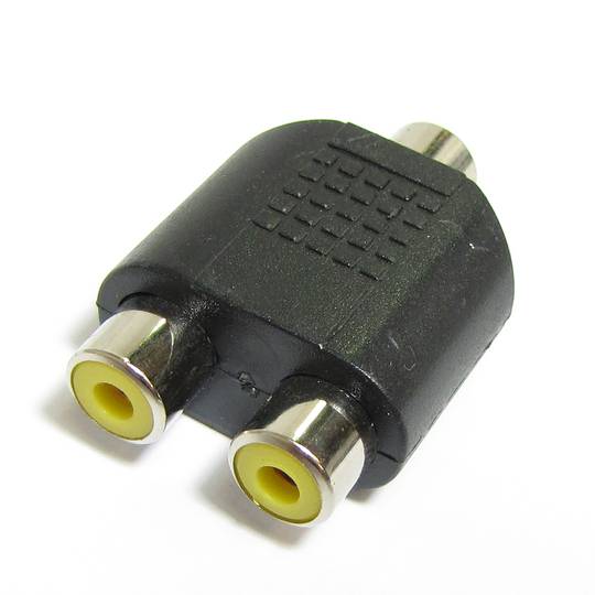Stereo Audio Adapter (Jack-3.5mm-H/2 x RCA-H)