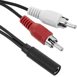 Mini Jack 3.5 estéreo aux macho a macho cable de entrada de audio línea de  altavoz 7n OCC 0.138 in para auriculares, PC auricular, amplificador DAP